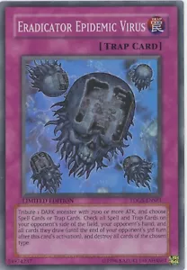 Yugioh Eradicator Epidemic Virus TDGS-ENSE1 SuperRare Limited Edition LP - Picture 1 of 1