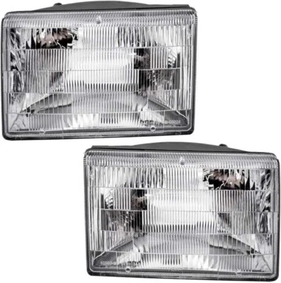 Kit de faros cromados estilo OE para Jeep Grand Cherokee 1993-1998 2 piezas Foto 1 de 2