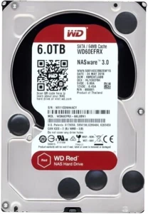 Defekt 6 TB SATA Western Digital WD60EFRX-68L0BN1 5400rpm 64MB HDD 3.5 - Bild 1 von 1