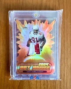 2004 Fleer Showcase Anquan Boldin Game Worn Patch Hot Hands SSP Cardinals /50 - Picture 1 of 2