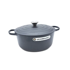 Le Creuset Gusseisen Evolution Kasserolle Deckel 28 cm Schwarz Spezialität Kochg - Bild 1 von 5