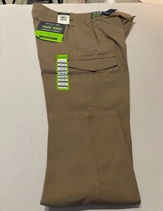 Haggar Mens Active Series Free Trek Urban Straight Fit Cargo Pants Khaki 34 30 - Picture 1 of 1