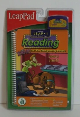 LeapPad Leapfrog Leap1 Reading Scooby Doo and the Disappearing Donuts Ages 4-6 - Image 1 of 2