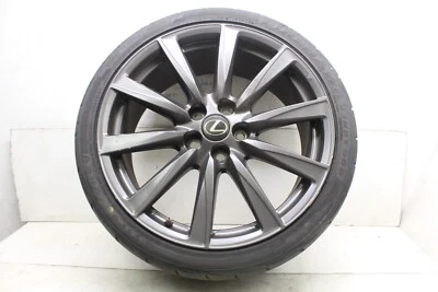 2008-2014 Lexus ISF IS-F oem RH passenger side front wheel with tire 19x8J 45 - Image 1 of 4