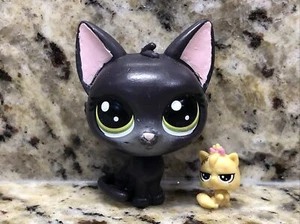 Littlest Pet Shop #2-74 Jade Catkin And #2-75 Kittylina Scrapper Cats Pet Pairs - Picture 1 of 10