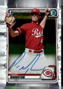 2020 Bowman Chrome #CPA-PN Packy Naughton Prospect Autographs Excellent