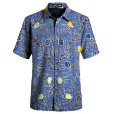 Written Batik Shirts Provide short and long sleeves B39 Size S-2XL DHL Express