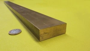 360 Brass Flat Bar 3/4" Thick x 2.00" Wide x 24.0" Length - Picture 1 of 8