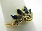 Yellow Gold Plated Silver Women's Ring 2 Carat Marquise Cut Lab Created Sapphire
