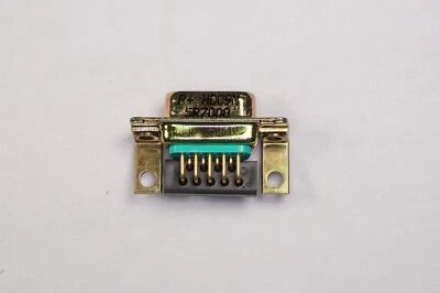 HDC9M5R7000 Positronic D-Sub Connector Plug 9 Pos Male Vert DE-9 E Shell NOS - Image 1 of 3