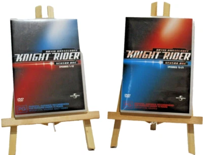 Knight Rider Season 1 (episodes 1-21) Region 4 & 2 DVD David Hasselhoff K.I.T.T. - Image 1 of 4