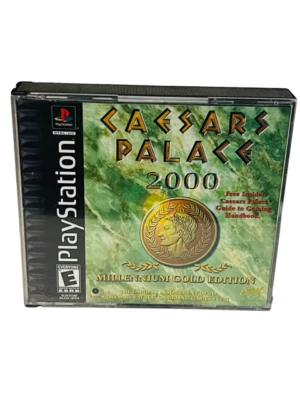 Sony Play Station video Game 2000 Playstation Caesars Palace CASE MANUAL ONLY  - Image 1 of 4