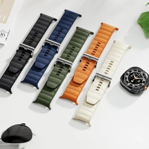 Silicone Bracelet Strap Watch Wrist Band For Samsung Galaxy Watch Ultra 47mm NEW - Photo 1 sur 12
