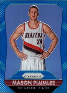 2015-16 Panini Prizm Prizms Light Blue #139 Mason Plumlee /199 - NM-MT