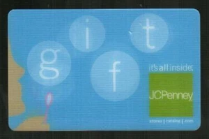 JCPENNEY Blowing Soap Bubbles ( 2004 ) Lenticular Gift Card ( $0 ) - Picture 1 of 1