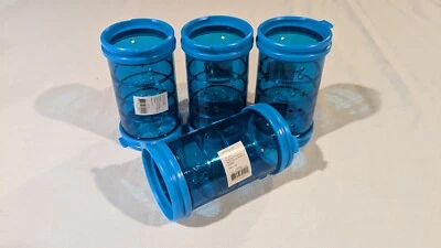 All Living Things Tiny Tales 3.5" Tubo Recto Transparente 4ct para Hámster -Nuevo Foto 1 de 4