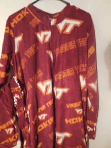 Rare 2025  Virginia Tech Hokies NCAA Adult One Piece Mansie Large Union Suit - Picture 1 of 2