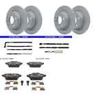 ATE PowerDisc brake discs 296 mm + rear pads suitable for BMW 3 Series E90 E92