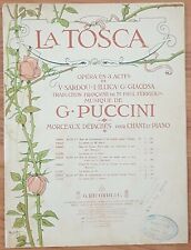 LA TOSCA Opéra 3 Actes Musique de G. PUCCINI Acte 3ème Solo de Cavaradossi 1903 