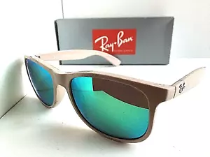 Neu Ray-Ban RB 4202 Andy 55mm beige verspiegelt Herren Sonnenbrille - Bild 1 von 5