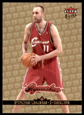 2006-07 Fleer Ultra Zydrunas Ilgauskas B Basketball Cards #25 - Image 1 of 2