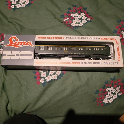 LIMA HO 9124 VOITURE TRANSPORT DE PASSAGERS SNCF 1ère CLASSE en BOITE D'ORIGINE - Photo 1/4