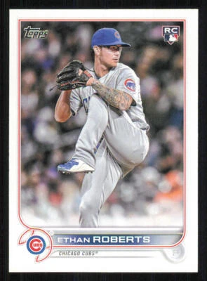 2022 Topps Update #US256 Ethan Roberts RC - Image 1 of 2