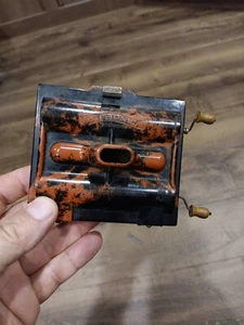 Vintage Antique 1925 1929 Rolmonica Bakelite Hand Crank Mechanical Harmonica - Bild 1 von 12