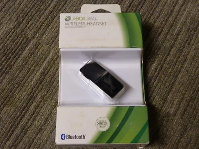 MICROSOFT XBOX 360 OFFICIAL WIRELESS LIVE HEADSET BLUETOOTH 3.0 BRAND NEW! Black - Image 1 of 2