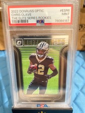 2022 Donruss Optic Chris Olave The Elite Series Rookies  PSA 9 Saints POP 2