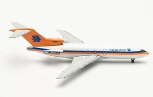 New! Herpa 536257 Hapag-Lloyd Boeing 727-100, reg. D-AHLM - 1:500 diecast model