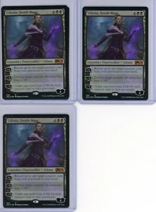 LILIANA, DEATH MAGE MTG Kernset M21 FOLIE mythisch selten x 3 UNGESPIELT - Bild 1 von 1