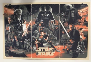 Gabz Domaradzki STAR WARS TRILOGY Variant Poster Mondo Screen Print XXX /225 - Picture 1 of 1