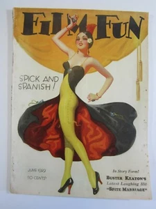 Film Fun Vol. 49 #482 June, 1929 VG+ Great Bolles Spanish Dancer Cover! - Bild 1 von 9
