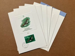 1978 Soviet Union, USSR Antarctic Fauna Fleetwood FDC Proof Card Set of 5 +Info - Picture 1 of 13