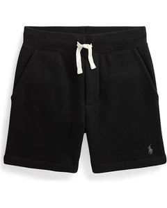 Polo Ralph Lauren Kids Cotton Blend Fleece Black Shorts (Little Kids) - Picture 1 of 3