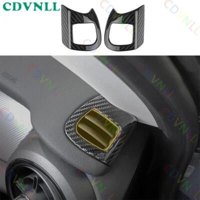 For Mini Cooper Clubman Dry Carbon Fiber Dashboard Side Outlet Vent Cover Trim — 第 1/4 张图片
