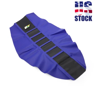 Cubierta de asiento con pinza de goma negra azul para moto de cross Honda Suzuki Kawasaki Yamaha Foto 1 de 4