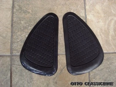 HONDA SUPER HAWK 250 305 CB72 CB77 FUEL TANK KNEE GRIP PAD RUBBER L/R  REPLICA  — 第 1/4 张图片