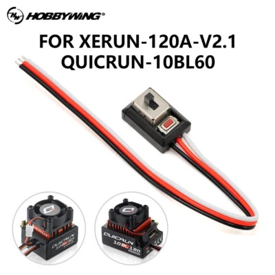 Hobbywing ESC Switch for QUICRUN 10BL60/10BL120 XERUN XR10 Justock XERUN-120A - Image 1 of 4