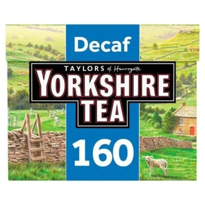 Yorkshire Tea - Decaf 160 Teabags Worldwide Delivery - Picture 1 of 1