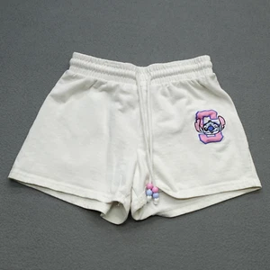 Disney Stitch Sweat Shorts Women's Juniors Size Small (4/6) Beaded Drawstring - Picture 1 of 18