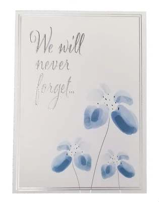 Sympathy Greeting Card - We Will Never Forget - Image 1 of 2