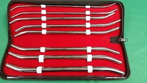 NEW PREMIUM GRADE PRATT DILATOR SOUNDS 8/SET SURGICAL MEDICAL INSTRUMENTS - Picture 1 of 8