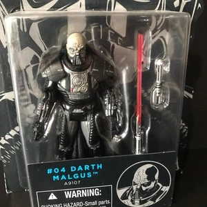 Star Wars Black Series 3.75 Darth Malgus #04 Blue Line NO Tape Carded New Sealed - Picture 1 of 13
