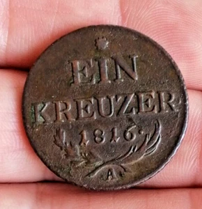 AUSTRIA  1 KREUZER   - 1816 A - - Picture 1 of 3