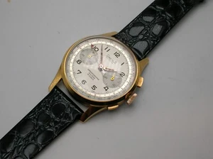 VINTAGE MONTRES DREFFA SA CHRONOGRAPH WRIST WATCH LANDERON REF 960 - NOT WORKING - Picture 1 of 20