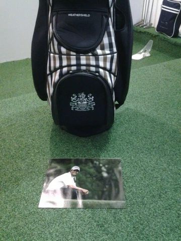 Rare Adam Scott Aquascutum Tour bag & signed  photo Cover