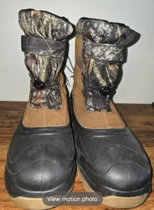 Ozark Trail Mens Snow Boots Size 13 Mossy Oak Water Resistant NWT - Picture 1 of 7