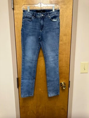 Chicos Joe's Recto Regular Talla 16 Claro Oscuro Con Costuras Beige en Bolsillos Foto 1 de 4